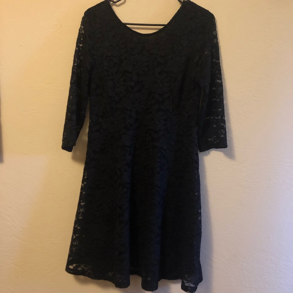 Lush black lace dress